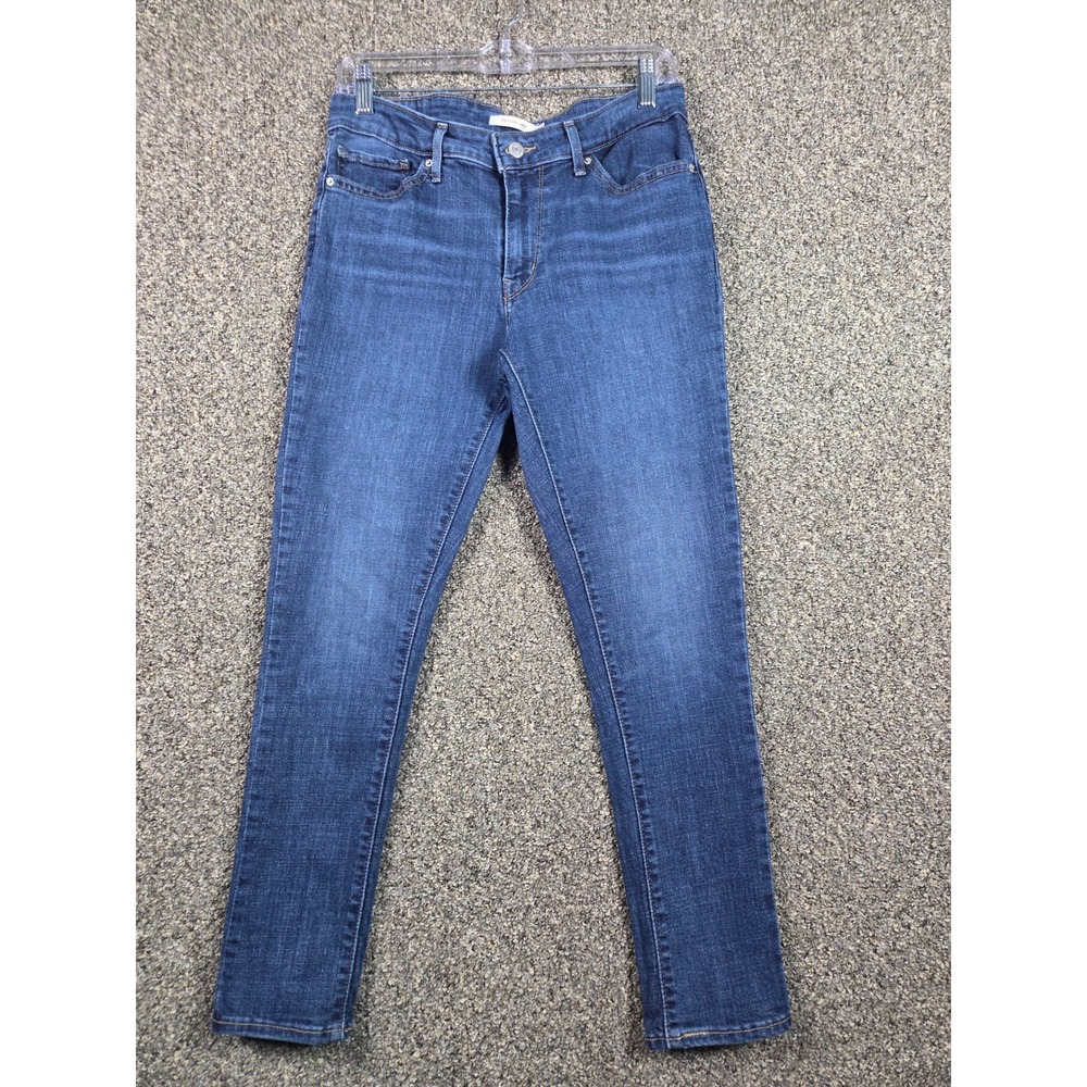 Levi's 711 Skinny Ankle Jeans Women 29x26 Blue Denim Cotton Blend Casual Western